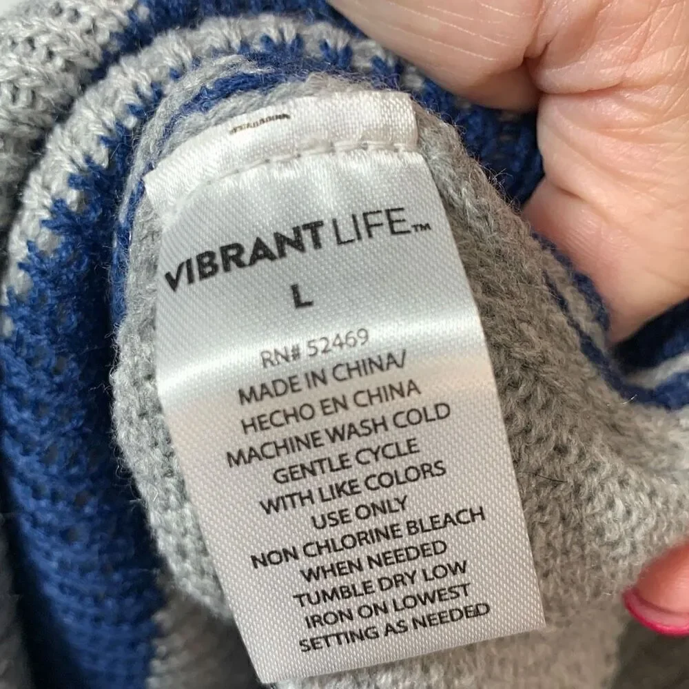 Vibrant life large dog sweater “Boss Man”